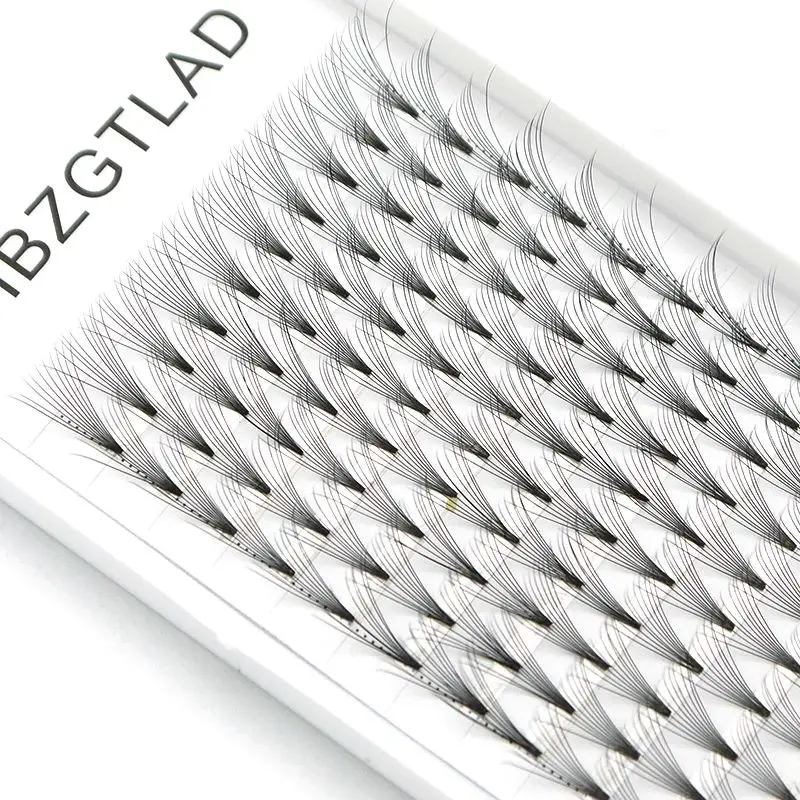 New 10D Russian Volume Eyelashes Extension Short Stem Pre made Fans C curl Mink Lash Hot Selling Eyelash Individual Extensions | Красота и