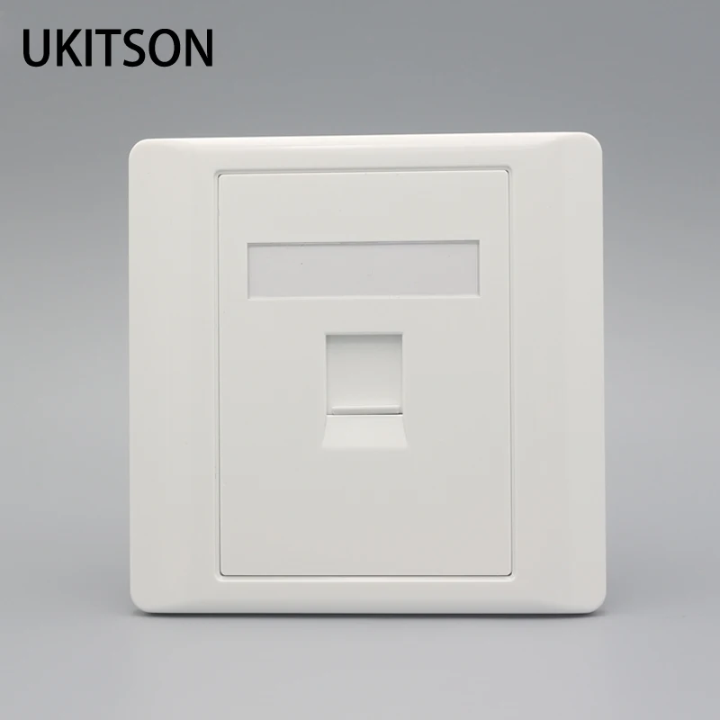 

Quality Hollow Wall Socket Panel Faceplate Insert For 1 Port Internet CAT6 RJ45 LAN Phone Keystone