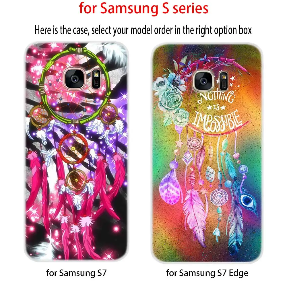 Чехол Ловец снов акварельный для Samsung Galaxy S7Edge S8 S9 S10 S11 S20 S30 Plus Lite E Uitra|Бамперы| |