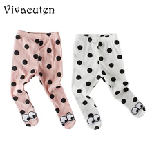 Новые весенние хлопковые носки для малышей, леггинсы для мальчиков, милые эластичные штаны для девочек, колготки, детские колготки, B138