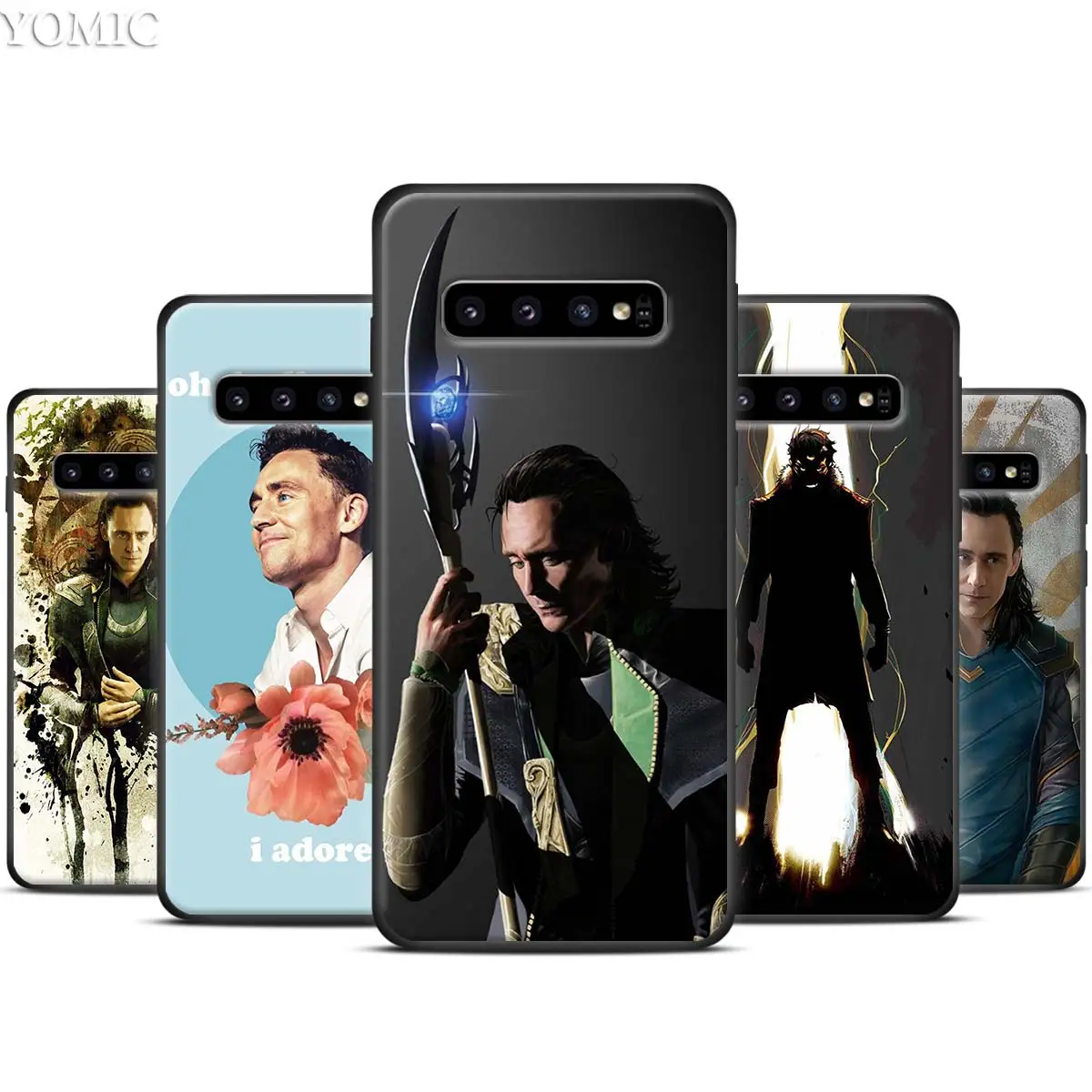 

Loki Tom Hiddleston Black Silicone Case for Samsung Galaxy S10 S10e S8 S9 Plus S7 A40 A50 A70 Note 8 9 Soft Cover Case