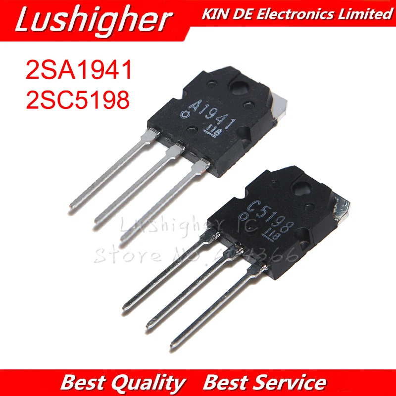 5 шт. 2SA1941 + 2SC5198 TO 3P A1941 C5198 TO3P всего 10 шт.| |