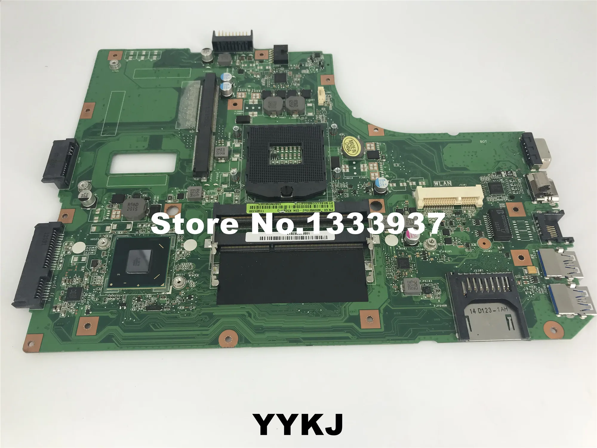 

For Asus K55VJ K55VM laptop mainboard REV 2.0 A55V motherboard fully tested & working perfect