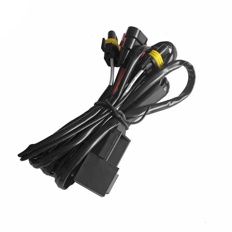 75 Вт 100 H1 H3 H7 H8 H9 H11 9005 9006 HID комплект ксеноновых передних фар монтажный жгут для реле проводов адаптера