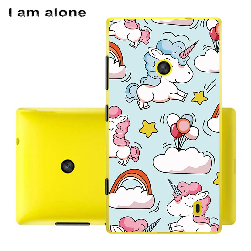 Чехлы для телефонов I am alone для microsoft Nokia Lumia 520 4,0 дюйма, мягкий ТПУ мобильный Модный Цветной чехол для Nokia 520