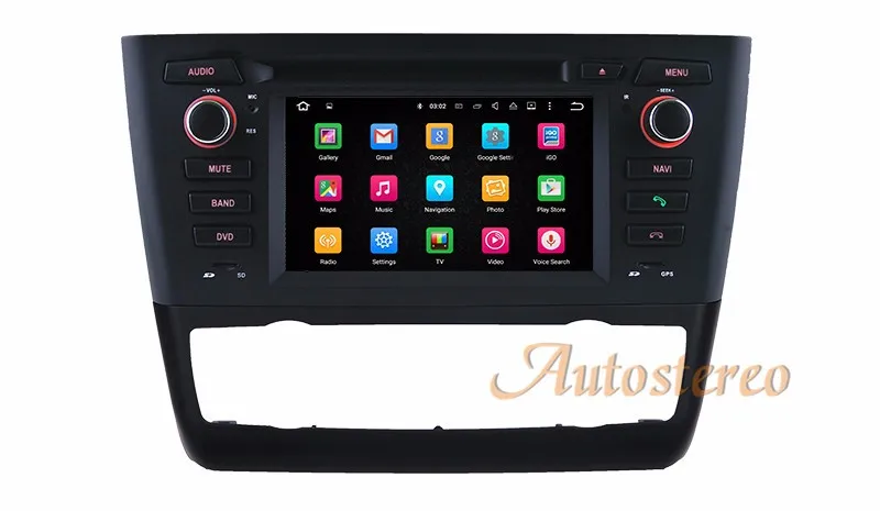 Perfect Android 9.0 Car GPS DVD Player Radio Anti-dazzling IPS Screen For BMW 1 Series E81 E82 E87 E88 116i 118i 120i 130i 2004-2012 14