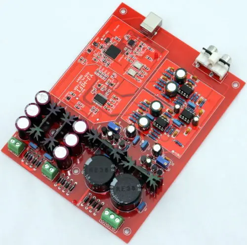 

Hifi-store NEW Assembled XMOS U8 + WM8741 + AD827 USB DAC board WCL-194