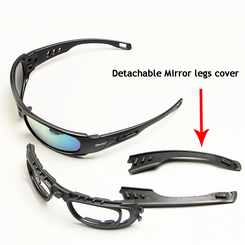 Поляризационные спортивные солнцезащитные очки для мужчин и женщин, очки для горного туризма, очки с 5 линзами, очки для рыбалки, велоспорта, очки для стрельбы