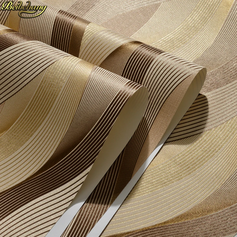 3d wallpaperNon-woven metallic glitter off white and silver wide stripe modern wallpaper background wall coverings wall papers h