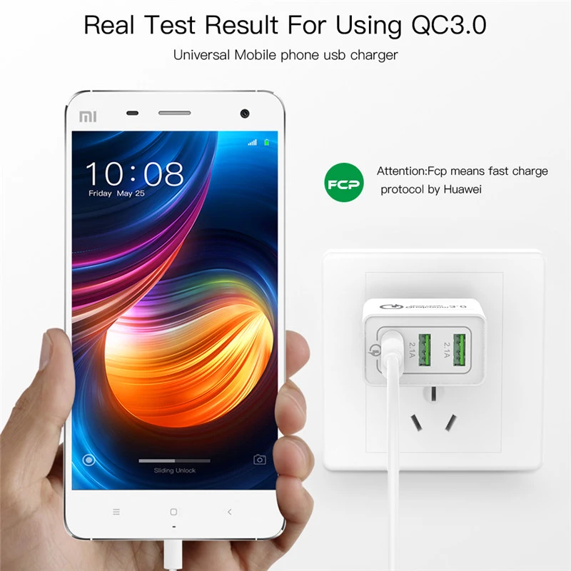 3 Порты USB Quick Charge 3,0 5V 2.4A мобильного телефона Зарядное устройство быстрой зарядки для Oukitel OK6000 K4000 K6000 Плюс/K10000 Mix Max Pro