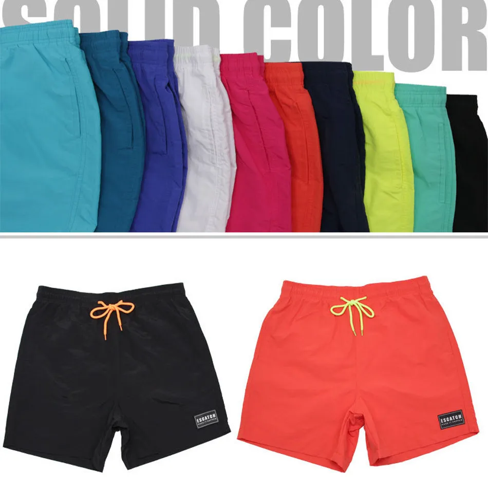 2018 stroje kąpielowe mężczyźni pływanie Trunks Mens Swim Briefs Maillot de Bain Homme strój kąpielowy Bermudy Surf Beach Wear Man Board Spodenki -