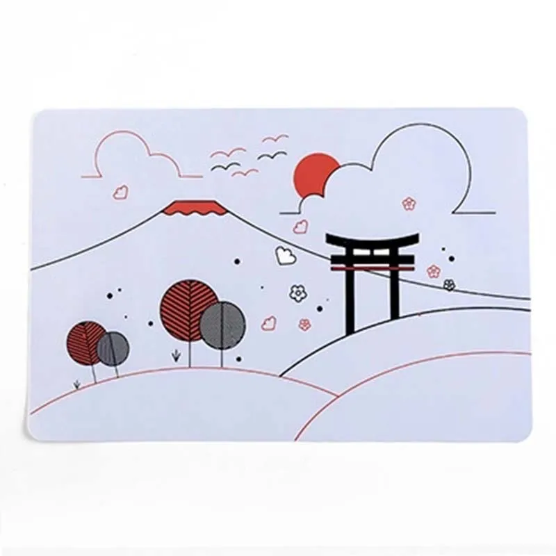 Маслостойкий и водонепроницаемый коврик для стола прямоугольный термостойкий