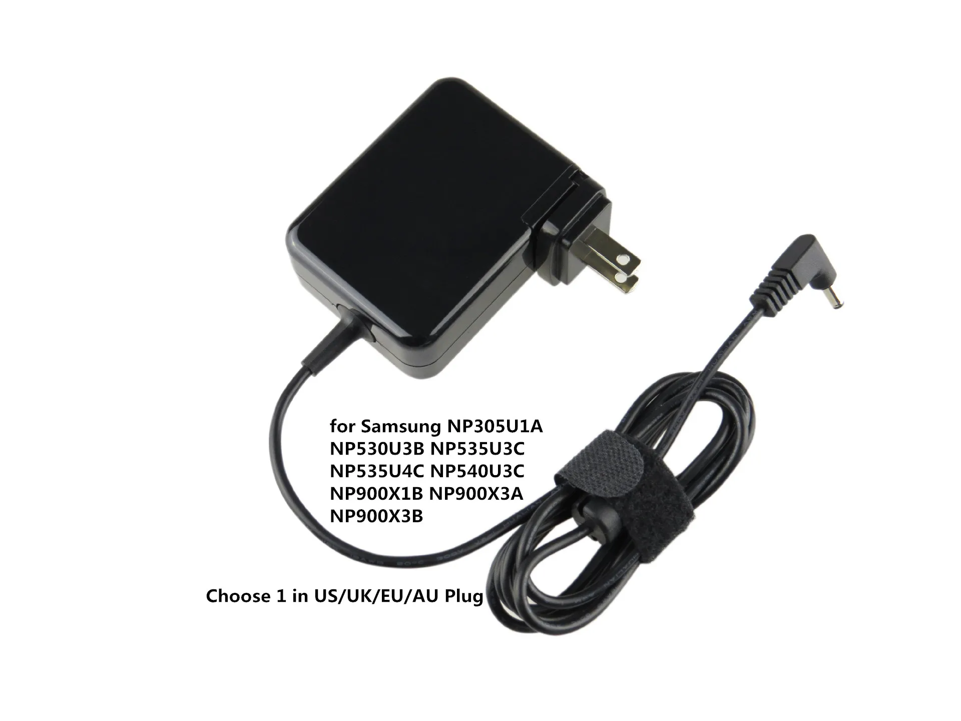 

40W laptop AC power adapter charger for Samsung NP305U1A NP530U3B NP535U3C NP535U4C NP540U3C NP900X1B NP900X3A NP900X3B 19V 2.1A