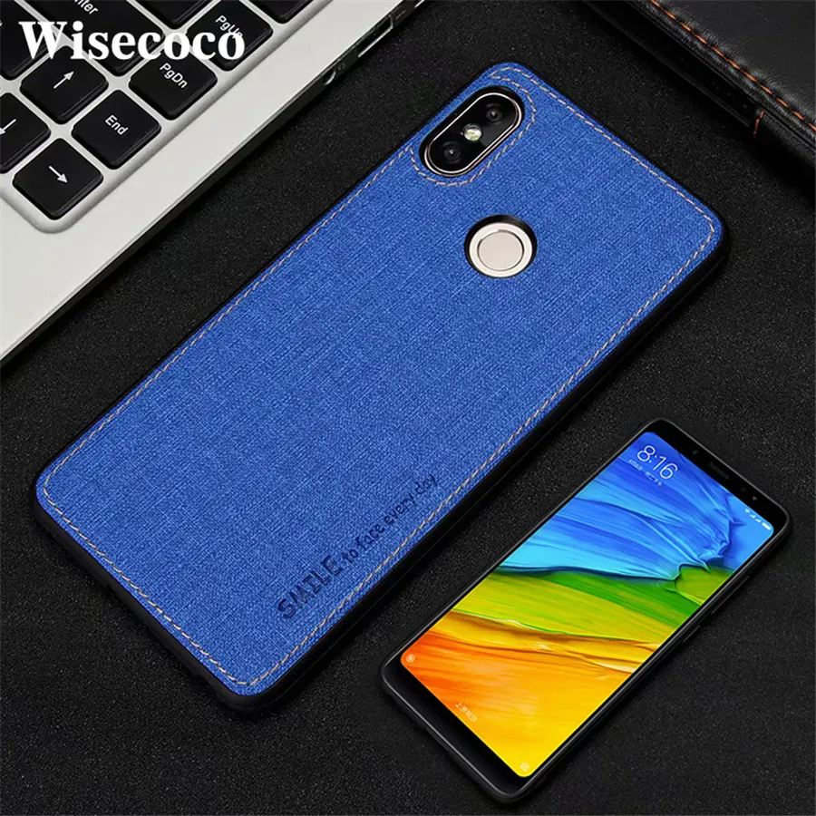 

Case Cover for Xiaomi Mi 8 Se 6x 5x A2 A1 Redmi 5 Plus Mi Note 5 Pro Global Silicone Tpu Edge Bumper Fabric Shockproof Hard Back