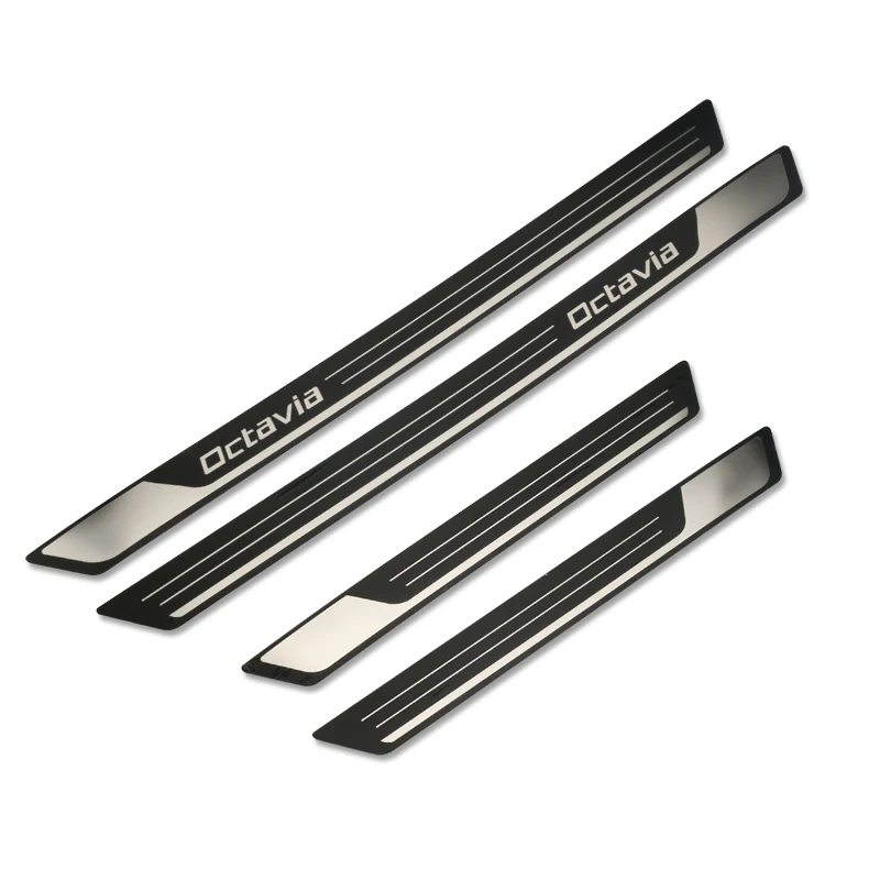 

For Skoda Octavia A5 A7 2007-2012 2013 2014 2015 2016 Car accessories Car-styling Stainless steel Door Sill scuff Plate
