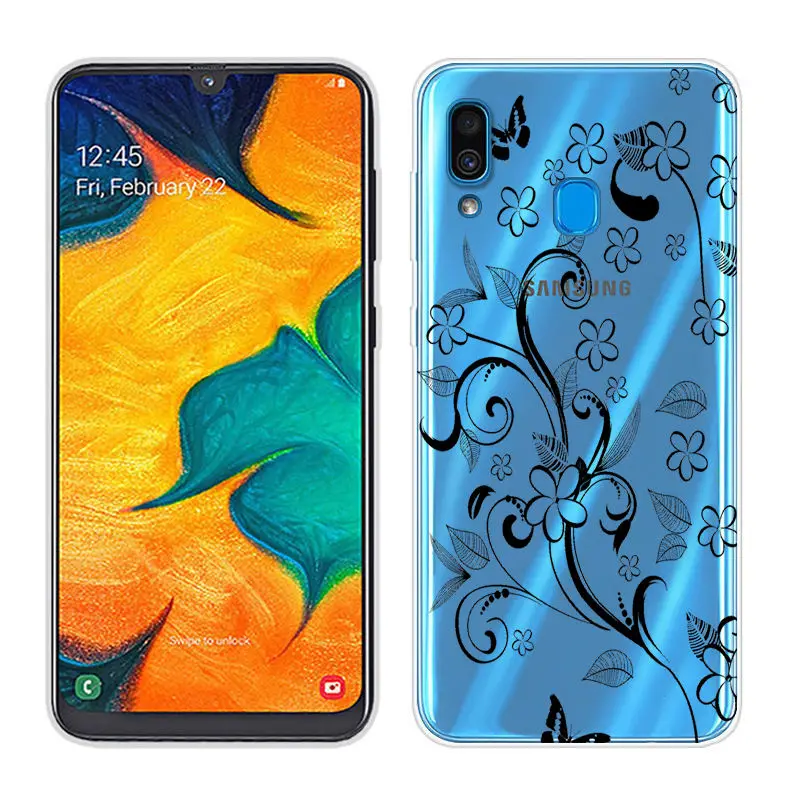Soft TPU Case for Samsung Galaxy A40 A30 Clear Silicone Back Phone Case for Samsung A50 A10 Cover for A60 A70 SAM-A505F Fundas (24)