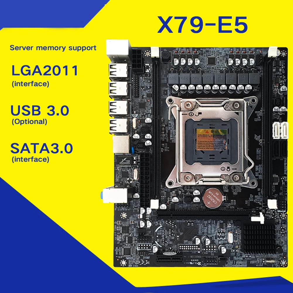 

Memory SATA 3.0 REG ECC 4 Channels High Compatibility USB Dual Indicator X79 E5 CPU Computer Motherboard Desktop Mainboard