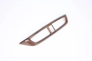 

For Honda CRV 2017 2018 2019 middle AC air condition vent cover ABS chrome carbon fiber molding trim 2pcs