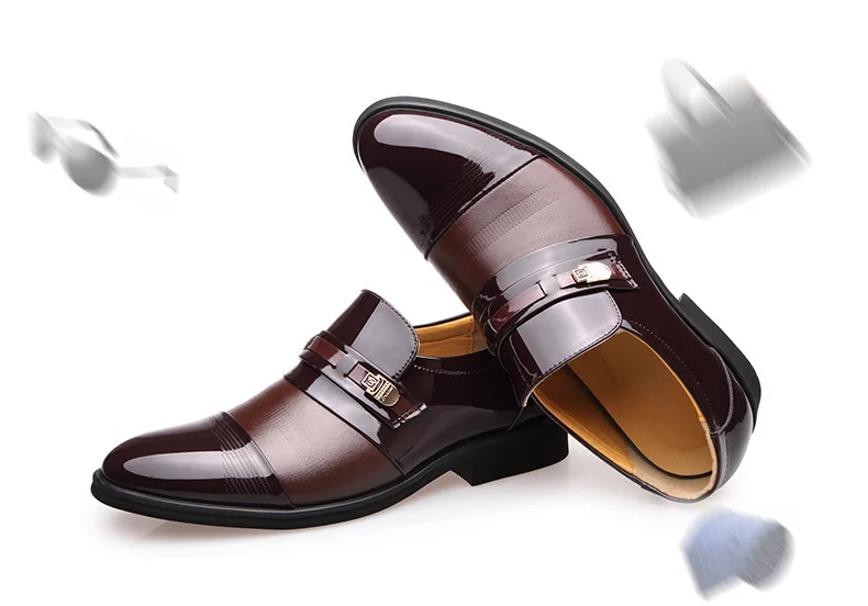 2018 летние Для мужчин слипоны Мужская деловая обувь Для мужчин из микрофибры качество обувь дышащая Мужская обувь для Бизнес