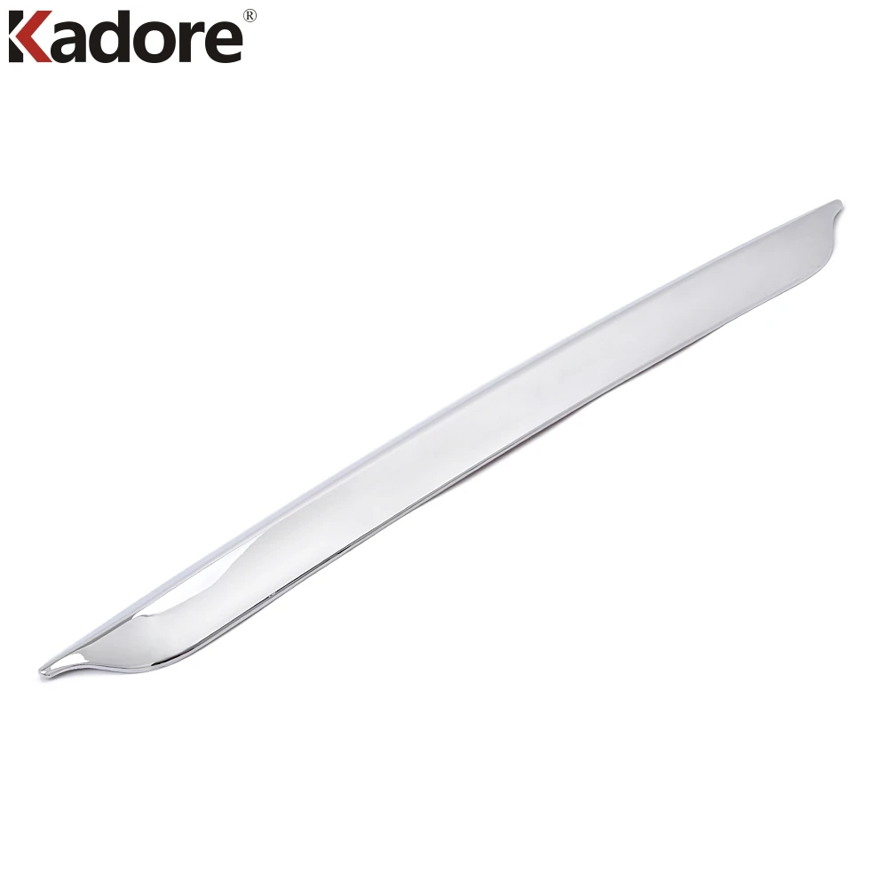 

Kadore Fit For Jeep Cherokee 2014 2015 ABS Chrome Plastic Car Rear Trunk Bottom Bumper Protector Cover Trim Auto Accessories