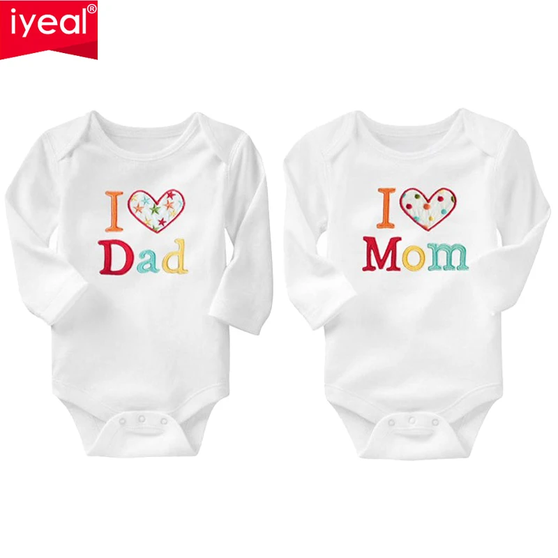 

IYEAL Baby Boy Girls Clothes Sets 100% Cotton Bodysuit for Newborns Comfortable Infant Jumpsuits Babies Pajamas Underwear 2PCS