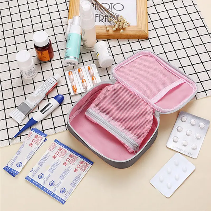Travel Function First Aid Kit Travel Accessories Heart Oxford Storage Distribution Medicine Package Packing Organizer Travel Function First Aid Kit Travel Accessories Heart Oxford Storage Distribution Medicine Package Packing Organizer