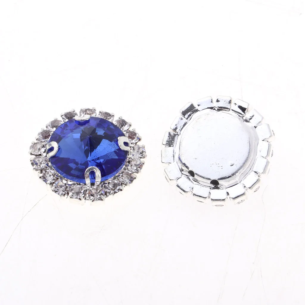 20Pcs Glass Rhinestone Sewing On Clothes Wedding Dress DIY Fashion Rhinestone Decoration Sticker Sewing Accessories