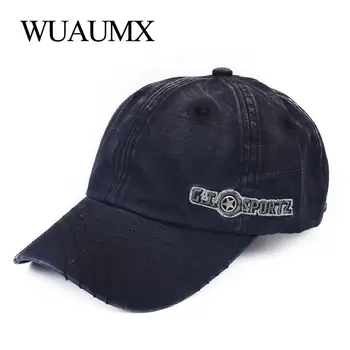 

Wuaumx Summer Autumn Baseball Cap Men Washed Cotton Women's Cap Outdoor Sport Bone Snapback Trucker Hat Unisex Casquette homme