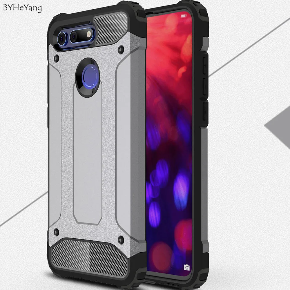 

For Case Huawei Honor View 20 Cover Durable Shockproof Armor Silicone TPU & PC Case v20 Fundas For Huawei Honor V20 Back Housing