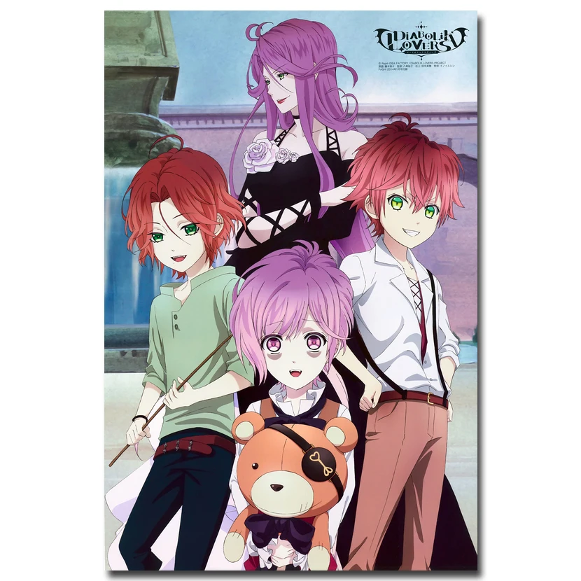 

DIABOLIK LOVERS Art Silk Poster Print 13x20 24x36 inches Komori Yui Japan Anime Pictures for Living Room Decor 021