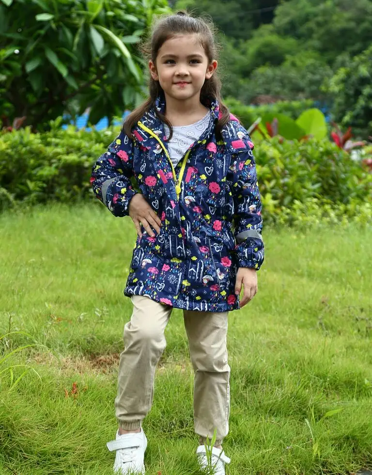 Windproof Waterproof Girl Jackets,Girl's Outer clothing,Kids Outerwear,Spring Autumn Winter warm