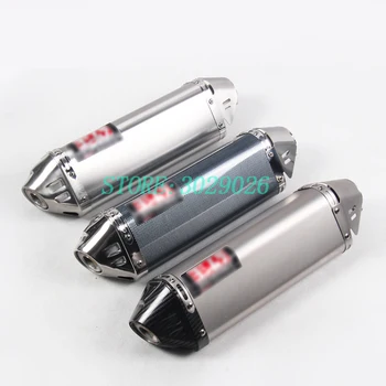

Universal Motorcycle Exhaust Pipe Escape Modified Heat Shield Cover Carbon Muffler DB Killer Sticker Silence For yamaha r15 R6