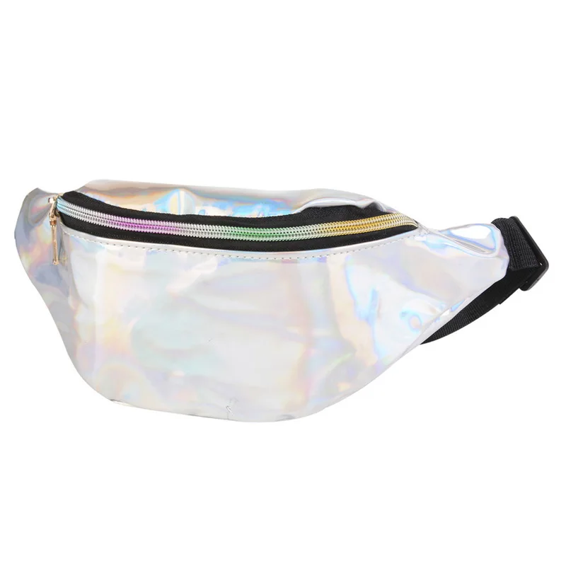

Women Wasit Bag Reflective Waist Pack Print Shoulder Bag Waist Pack Women's Purse Female Waist Pack 2018 New Gifts