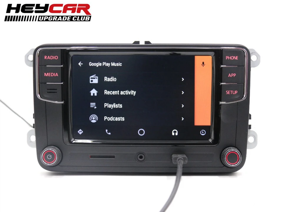 Android Авто Carplay Noname RCD330 Plus RCD340G MIB для VW Polo Golf 5 6 Passat B6 B7 CC Tiguan Jetta MK5 MK6 6RD 035 187B