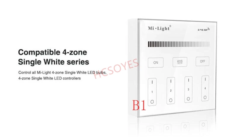 Milight B0 B1 B2 B3 B4 B8 T1 T2 T3 T4 2,4 GHZ 4-Zone 8-Zone wifi беспроводной сенсорный умный пульт дистанционного управления/RGBW/RGB+ CCT