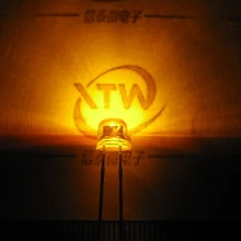 100 шт/партия 5 мм(4,8 мм) Желтая соломенная шляпа Светодиодный светильник с бусинами супер яркий светодиодный Большой сердечник светоизлучающие диоды(светодиодный s