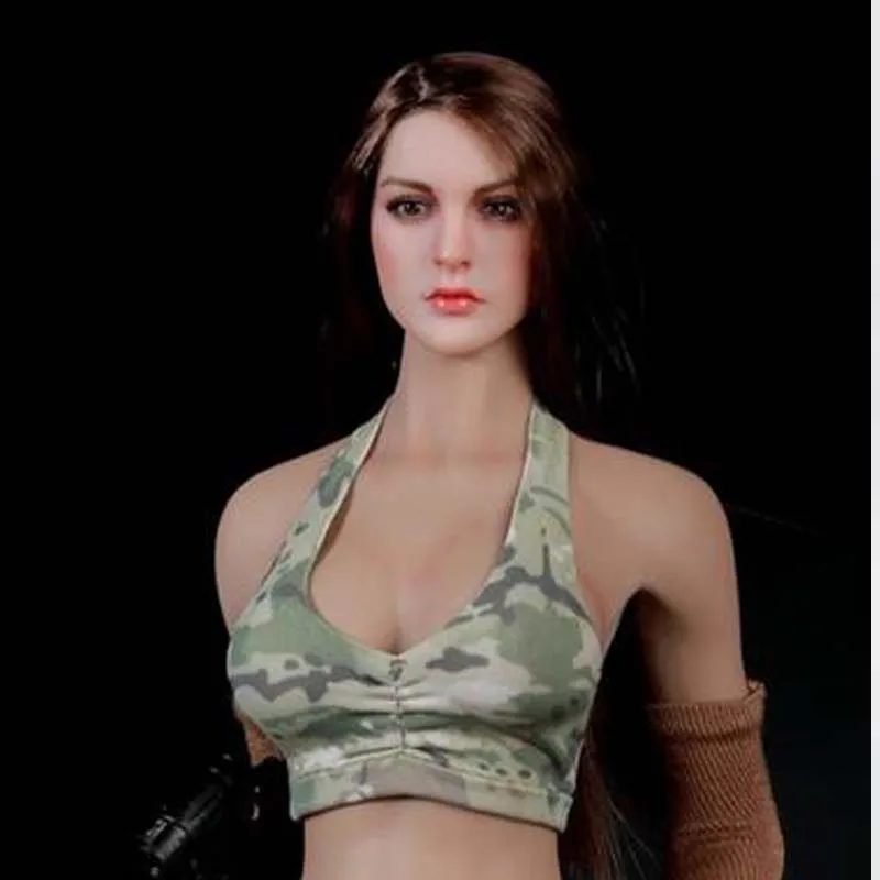 Mnotht 1/6 стальная кость средняя грудь узкие плечи женский солдат вегетарианское обнаженное тело S16A S17B игрушка фигурка подарок M6n - Цвет: onlyKT005head sculpt