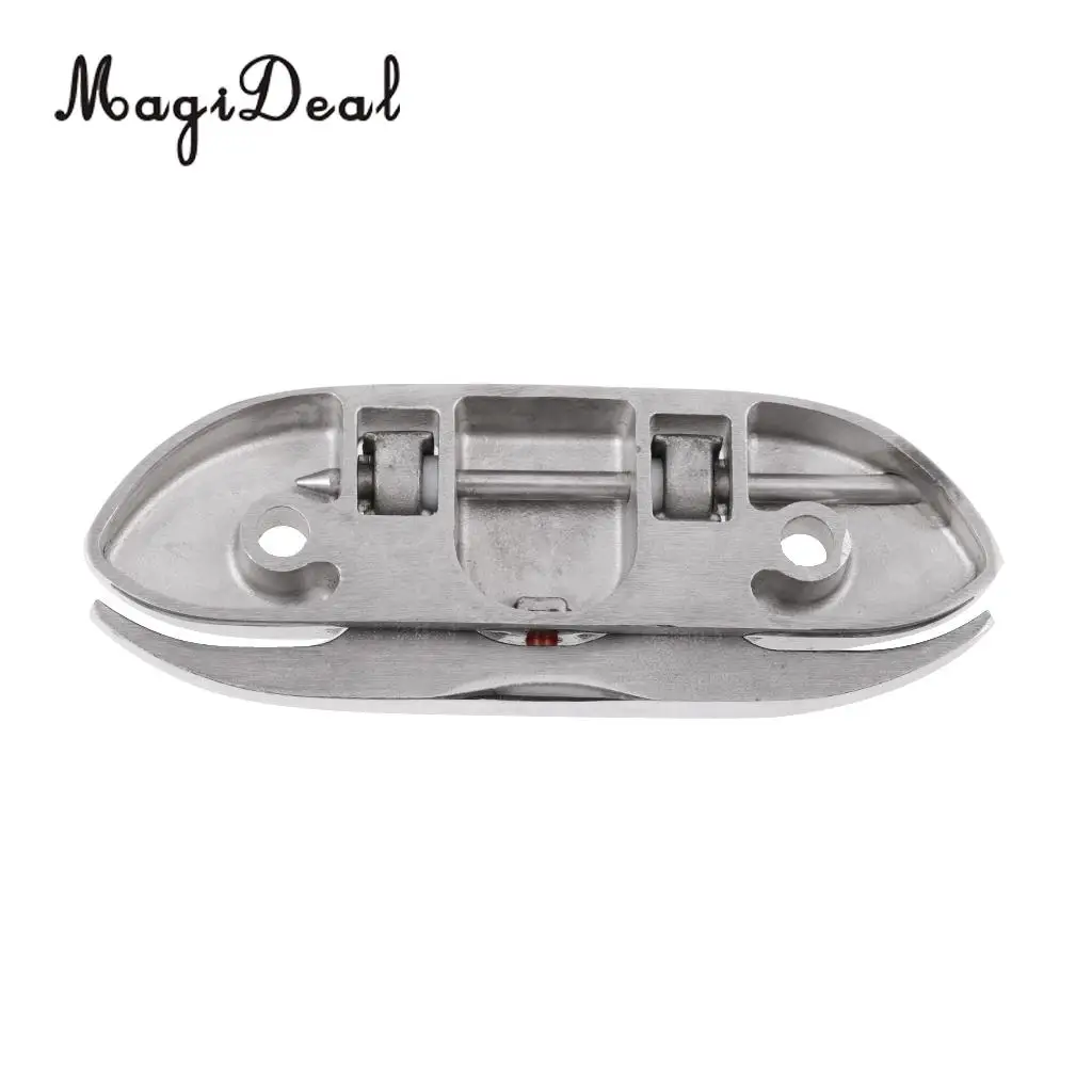 Durable Folding 316 Stainless Steel Marine Boat Dock Safety Fold Down Cleat Kayak Canoe Dinghy Yacht Rafting Sailing Accessories
