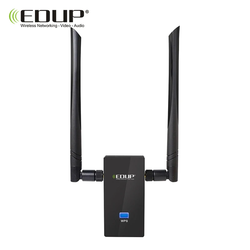 EDUP Dual Band 2.4 ГГц/5 ГГц 1200 Мбит/с Беспроводной сеть Wi-Fi карты Wi-Fi антенны приемник адаптер USB 3.0 для портативных ПК Desktop новый