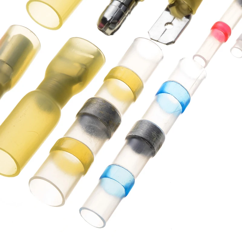 Термоусадочные соединители для проводов с припоем. Гильза изолированная термоусаживаемая гси-т 2. 05555161 005 25 соединитель термоусажи. Гильза соединительная с припоем. Термоусадочные стыковые клеммы.