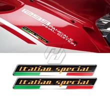 3D наклейки на бак мотоцикла стикер с изображением Италии итальянские специальные отличительные знаки чехол для Ducati Monster Aprilia RS RS4 RSV4 MV
