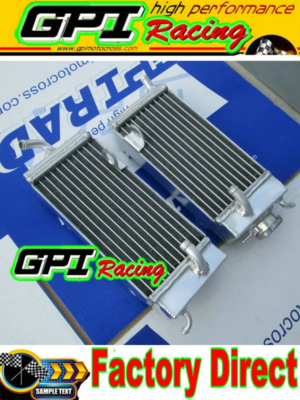 Алюминиевый радиатор GPI для Yamaha YZ125 YZ 125 89 90 91 92 1989 1990 1991 1992 | Автомобили и мотоциклы