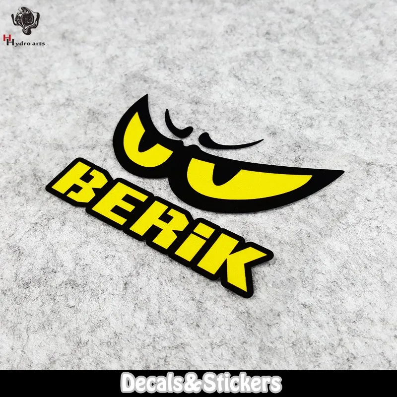 

NO.LN279 Cartoon Yellow Eye MOTO GP Reflective Car Sticker Decals Racing Motorcycle Windshield Bike Tank cup