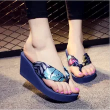 Summer Woman Shoes Platform bath slippers Wedge Beach Flip Flops High Heel Slippers For Women Brand Black EVA Ladies Shoes Summer Woman Shoes Platform bath slippers Wedge Beach Flip Flops High Heel Slippers For Women Brand Black EVA Ladies Shoes