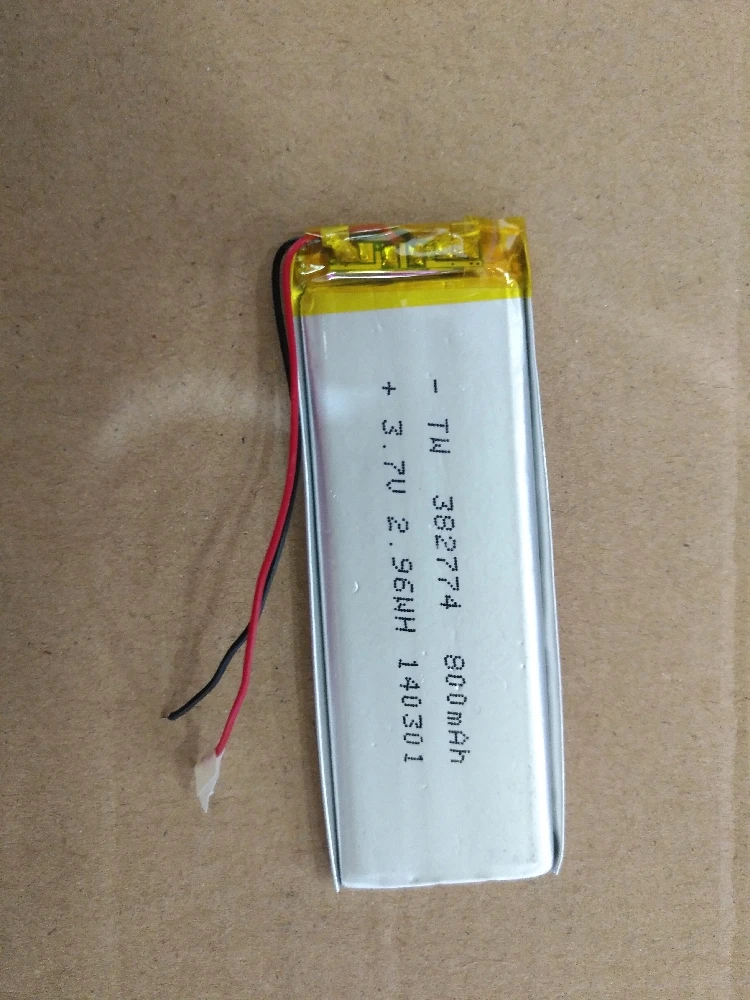 Полимерный литиевый аккумулятор 382774 800 мАч упаковка 3 7 В|polymer lithium battery|3.7v polymer