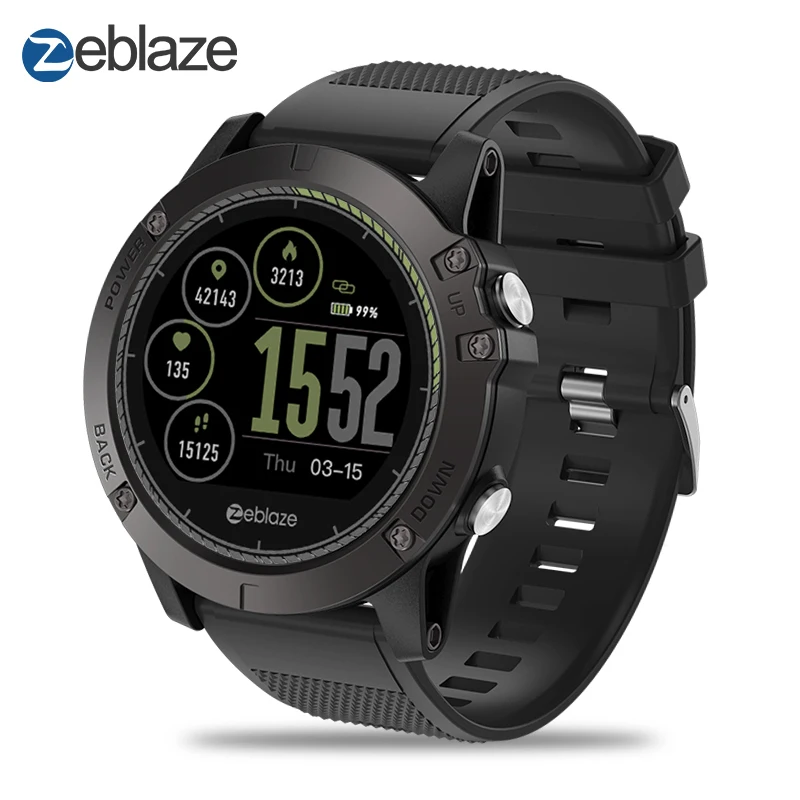 Спортивные умные часы Zeblaze VIBE 3 HR с функцией отслеживания активности на весь день