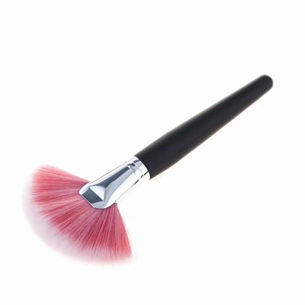 1pcs Fan Shape Brushes Foundation Powder Concealor Blending Finishing Highlighting Makeup Brush