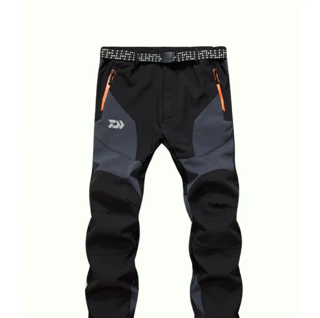 Calças de lã Livre de Casca Prova de Frio Patchwork ao ar Pesca Daiwa Daiwa 2018 Outono Inverno Quente Calças Mole Roupas à à Prova d' Água 3 High Quality Esporte e Lazer