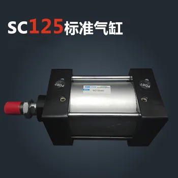 

SC125*900 Free shipping Standard air cylinders valve 125mm bore 900mm stroke single rod double acting pneumatic cylinder