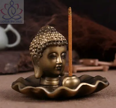 Головы Будды Керамика ароматерапия Ладан держатель для Ладан, Ладан конус, будда корабль Домашний Декор